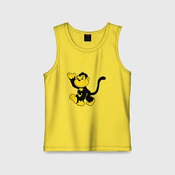 Майка детская хлопок Wu-Tang Monkey, цвет: желтый