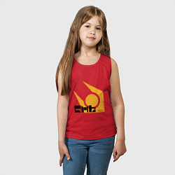 Майка детская хлопок City 17 - half life, цвет: красный — фото 2