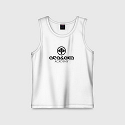 Майка детская хлопок Cyberpunk - Arasaka Academy, цвет: белый