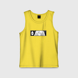 Майка детская хлопок Аня форджер - Хехе, цвет: желтый