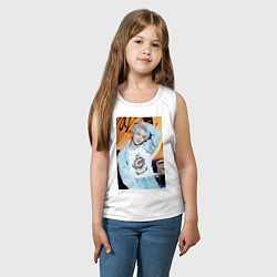 Майка детская хлопок Felix Circus, цвет: белый — фото 2