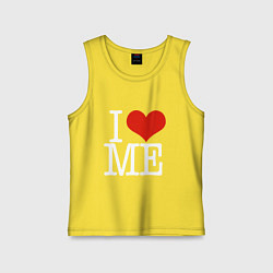 Детская майка I love me
