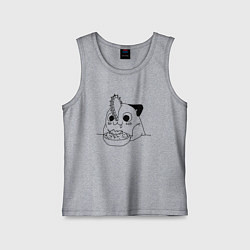 Детская майка Почита Человек бензопила