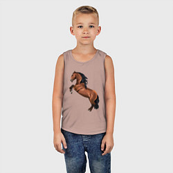 Майка детская хлопок Лузитано, цвет: пыльно-розовый — фото 2