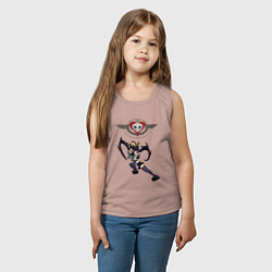 Майка детская хлопок Филия и логотип игры, цвет: пыльно-розовый — фото 2