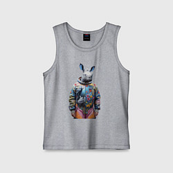 Детская майка Rhino in spacesuit