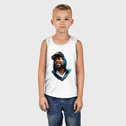 Майка детская хлопок Method Man, цвет: белый — фото 2