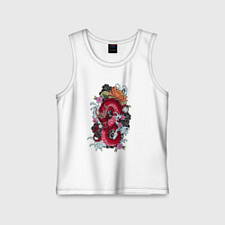 Детская майка Ярость красного дракона