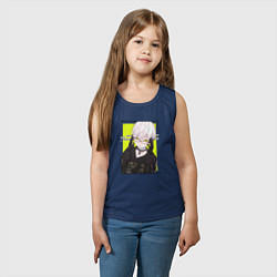 Майка детская хлопок Андройд 9S, цвет: тёмно-синий — фото 2