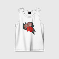 Детская майка Цветы Irezumi
