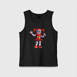 Майка детская хлопок Circus Baby, цвет: черный