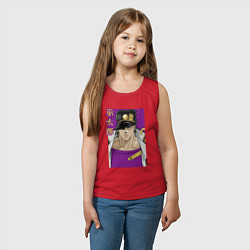 Майка детская хлопок Джотаро, цвет: красный — фото 2