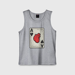 Детская майка Туз сердца