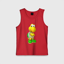 Майка детская хлопок Купа-трупа стоит, цвет: красный