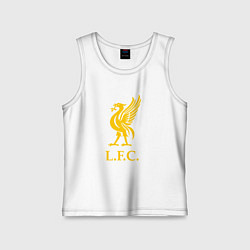 Майка детская хлопок Liverpool sport fc, цвет: белый