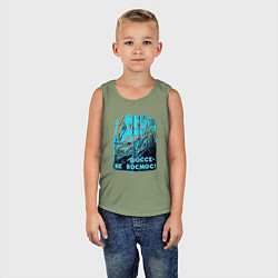 Майка детская хлопок Автомобиль отечественный, цвет: авокадо — фото 2