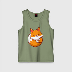 Детская майка Orange fox