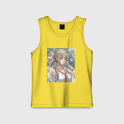 Детская майка Девушка блондинка