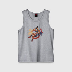 Майка детская хлопок Энергия в бою, цвет: меланж