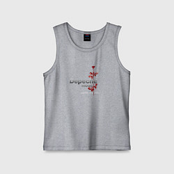 Майка детская хлопок Depeche Mode - Words are very, цвет: меланж