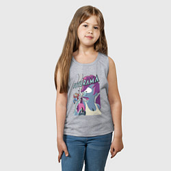 Майка детская хлопок Лила и Фрай, цвет: меланж — фото 2