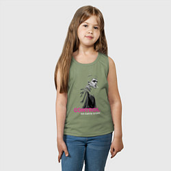 Майка детская хлопок Joy Division - Control film, цвет: авокадо — фото 2