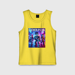 Детская майка Minecraft and cyberpunk - collaboration