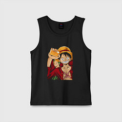 Детская майка One piece x fight club