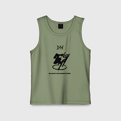 Майка детская хлопок Depeche Mode - black celebration box, цвет: авокадо