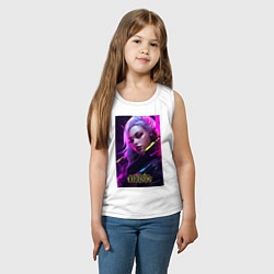 Майка детская хлопок League of Legends Kaisa Kda, цвет: белый — фото 2