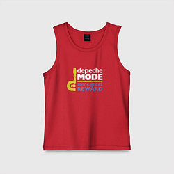 Майка детская хлопок Deepche Mode - Some great reward, цвет: красный