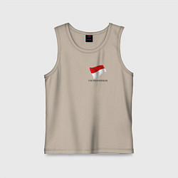 Детская майка Im Indonesian - motto