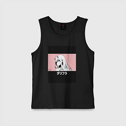 Майка детская хлопок Франкс Зеро Ту, цвет: черный