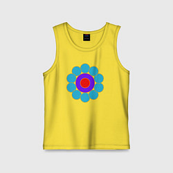 Детская майка Геометрия цветка