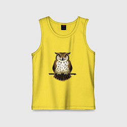 Детская майка Классная сова на ветке