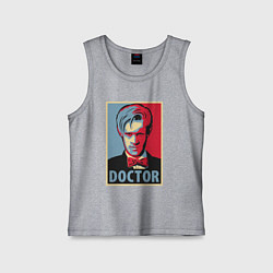 Майка детская хлопок Doctor, цвет: меланж