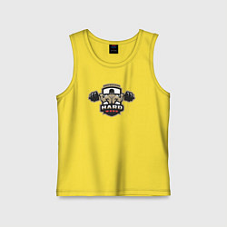 Детская майка Hard work