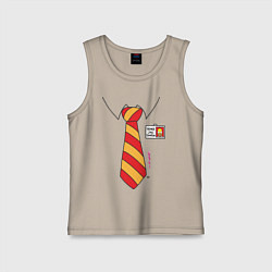 Майка детская хлопок Костюм Гомера, цвет: миндальный