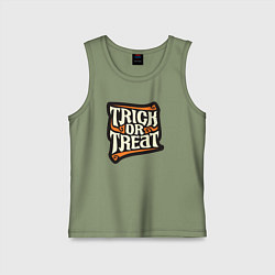 Майка детская хлопок Trick, цвет: авокадо