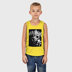 Майка детская хлопок Моя геройская академия комментатор, цвет: желтый — фото 2