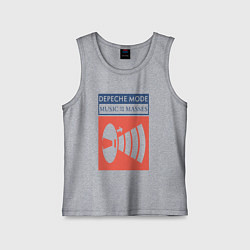 Майка детская хлопок Depeche Mode - Music for the masses merch, цвет: меланж