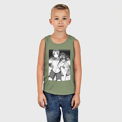 Майка детская хлопок Реинкарнация безработного Эрис Бореас Грейрат Руде, цвет: авокадо — фото 2