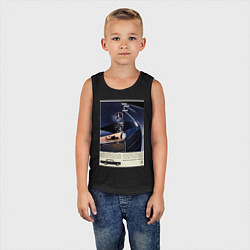 Майка детская хлопок Mercedes-benz автомобиль ретро, цвет: черный — фото 2