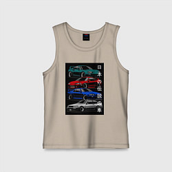 Детская майка JDM автомобили