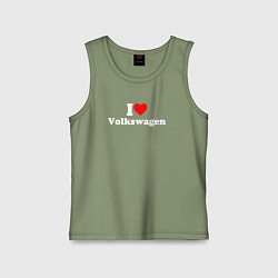 Детская майка I love Volkswagen