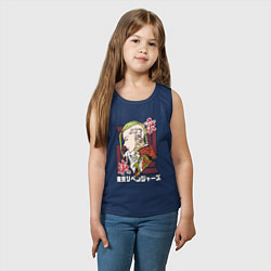 Майка детская хлопок Токийские мстители Дракен дракон, цвет: тёмно-синий — фото 2