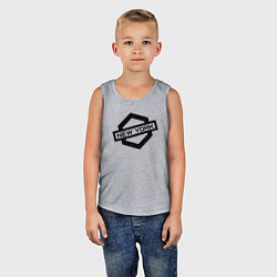 Майка детская хлопок США - Нью-Йорк, цвет: меланж — фото 2