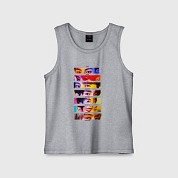 Майка детская хлопок Got7 все участники группы, цвет: меланж