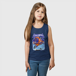 Майка детская хлопок Metallica - hockey, цвет: тёмно-синий — фото 2