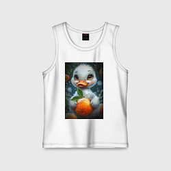 Детская майка Уточка с мандаринами